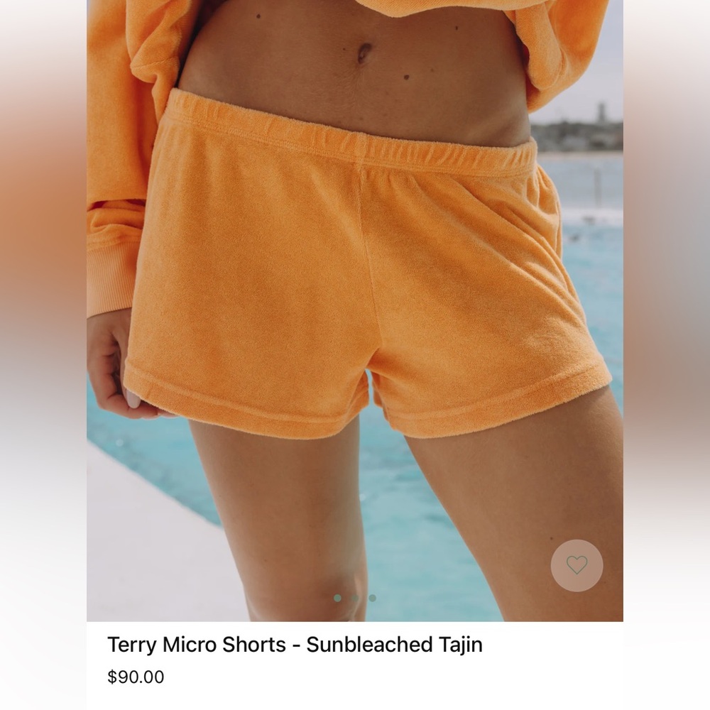 Daily Drills Terry Shorts in Tajin Orange